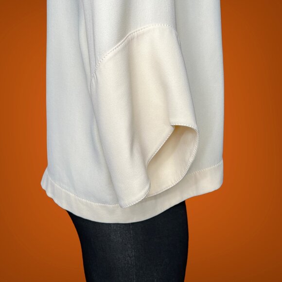 Hermes NWT Silk Blouse Top Shirt Size 38 Made in France Super High Quality - Picture 2 of 13